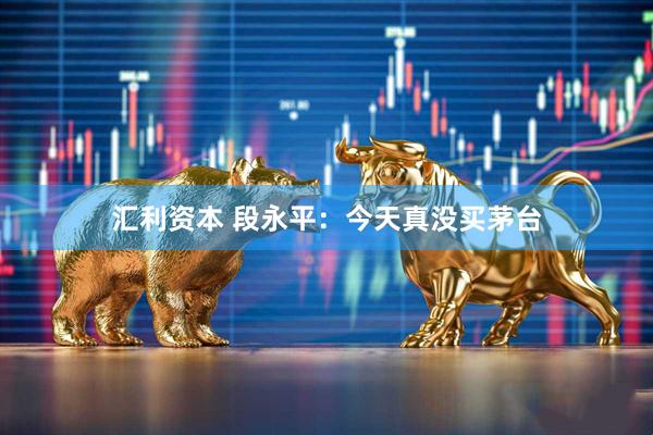 汇利资本 段永平：今天真没买茅台